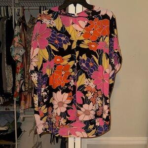 Jodifl Floral Boxy Oversized Top